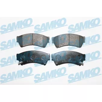 Jeu de 4 plaquettes de frein avant SAMKO 5SP1413 pour MAZDA 6 2.5 MRZ - 170cv