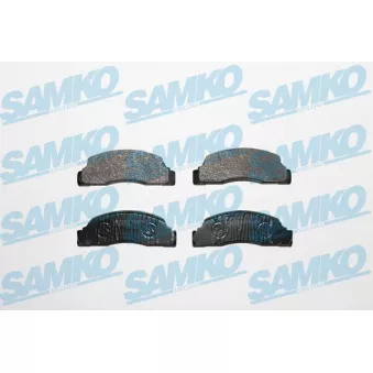 Jeu de 4 plaquettes de frein avant SAMKO OEM 5026168