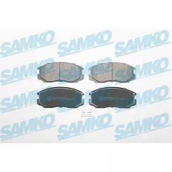 Jeu de 4 plaquettes de frein avant SAMKO OEM 04465B4050