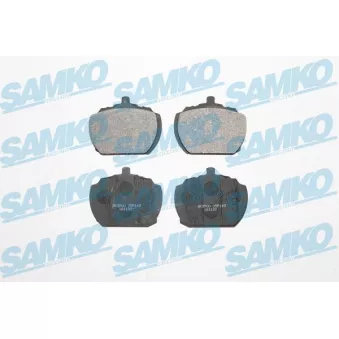 Jeu de 4 plaquettes de frein avant SAMKO OEM gbp245