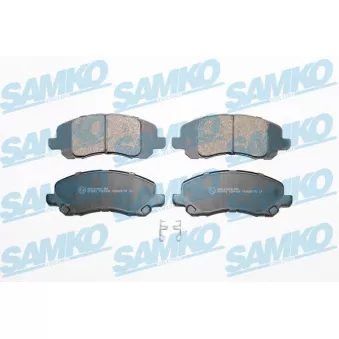 Jeu de 4 plaquettes de frein avant SAMKO OEM 05191217AA