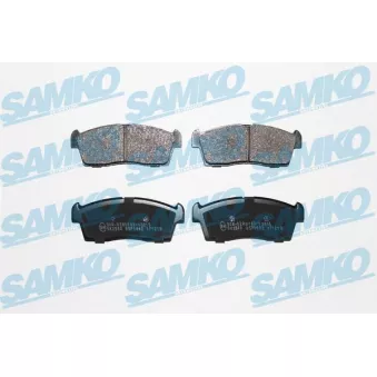 Jeu de 4 plaquettes de frein avant SAMKO OEM 55810M79F10
