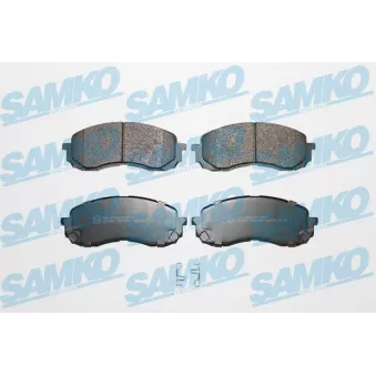 SAMKO 5SP1454 - Jeu de 4 plaquettes de frein avant