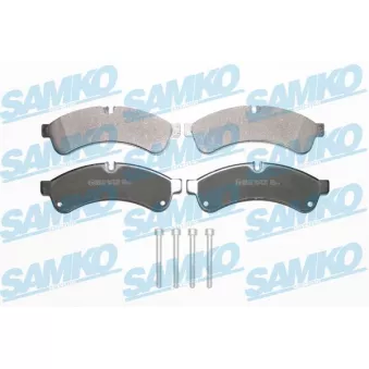Jeu de 4 plaquettes de frein arrière SAMKO OEM 504232820