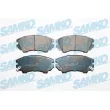SAMKO 5SP1467 - Jeu de 4 plaquettes de frein avant