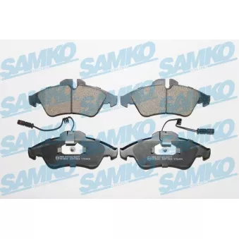 Jeu de 4 plaquettes de frein avant SAMKO OEM A9014210510