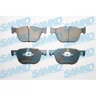 Jeu de 4 plaquettes de frein avant SAMKO OEM 34112413038