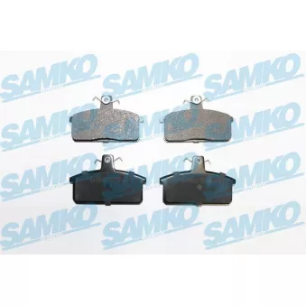 Jeu de 4 plaquettes de frein avant SAMKO OEM 00000A00906