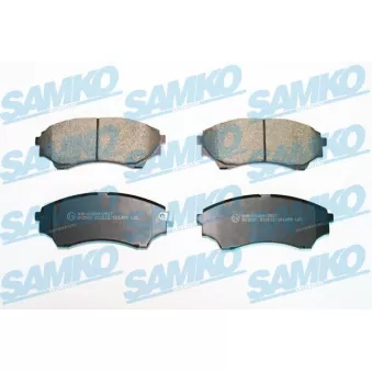 Jeu de 4 plaquettes de frein avant SAMKO 5SP1499 pour FORD RANGER 2.5 TDCi 4x4 - 143cv