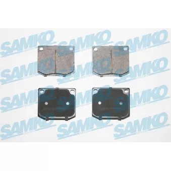Jeu de 4 plaquettes de frein avant SAMKO 5SP150 pour SAAB 900 2.0 Turbo 16 S - 175cv