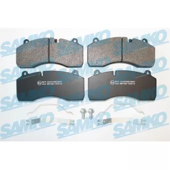 SAMKO 5SP1501 - Jeu de 4 plaquettes de frein