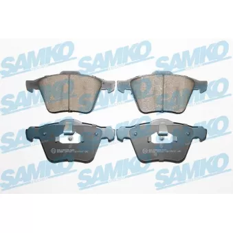 Jeu de 4 plaquettes de frein avant SAMKO OEM 1431178