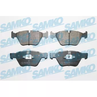 Jeu de 4 plaquettes de frein avant SAMKO OEM 34116771972