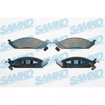 Jeu de 4 plaquettes de frein avant SAMKO 5SP1519 pour RENAULT TRAFIC 2.5 LX - 163cv