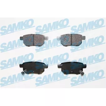 SAMKO 5SP1530 - Jeu de 4 plaquettes de frein avant