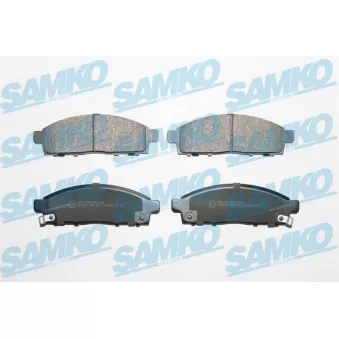 Jeu de 4 plaquettes de frein avant SAMKO OEM D1060JX00B
