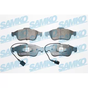 Jeu de 4 plaquettes de frein avant SAMKO OEM 77365355