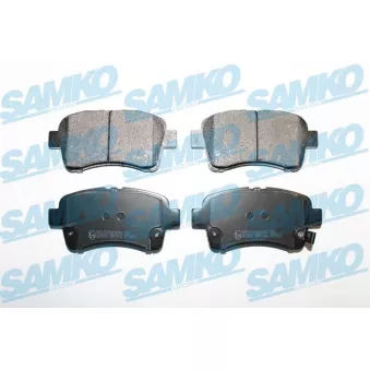 Jeu de 4 plaquettes de frein avant SAMKO 5SP1541 pour SUZUKI LIANA 1.6 - 103cv