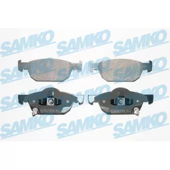 SAMKO 5SP1560 - Jeu de 4 plaquettes de frein avant