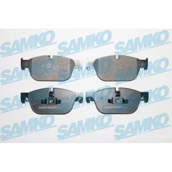 Jeu de 4 plaquettes de frein avant SAMKO OEM 425473