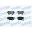 SAMKO 5SP1569 - Jeu de 4 plaquettes de frein arrière