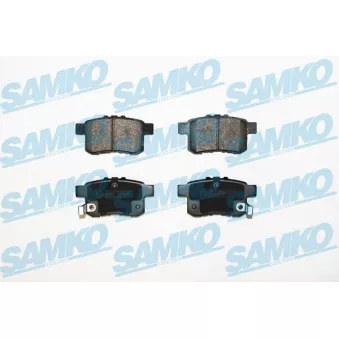 Jeu de 4 plaquettes de frein arrière SAMKO OEM 43022TL1G01