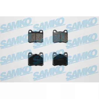Jeu de 4 plaquettes de frein arrière SAMKO OEM 0014200120