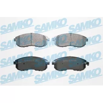 Jeu de 4 plaquettes de frein avant SAMKO OEM 5581080J00