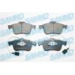 SAMKO 5SP1612 - Jeu de 4 plaquettes de frein avant