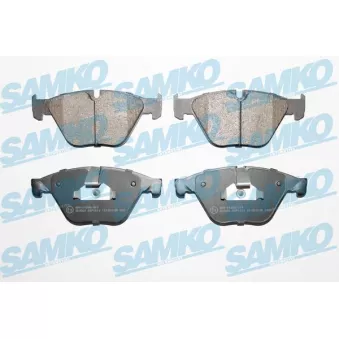 Jeu de 4 plaquettes de frein avant SAMKO 5SP1619 pour BMW Série 5 530 d - 258cv
