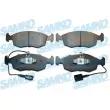 Jeu de 4 plaquettes de frein avant SAMKO [5SP1653]
