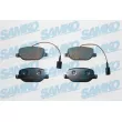 Jeu de 4 plaquettes de frein arrière SAMKO [5SP1659]