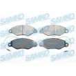 Jeu de 4 plaquettes de frein avant SAMKO [5SP1663]