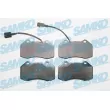Jeu de 4 plaquettes de frein avant SAMKO [5SP1671]