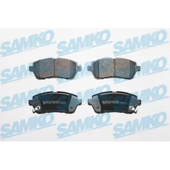 Jeu de 4 plaquettes de frein avant SAMKO OEM 5581068R10000