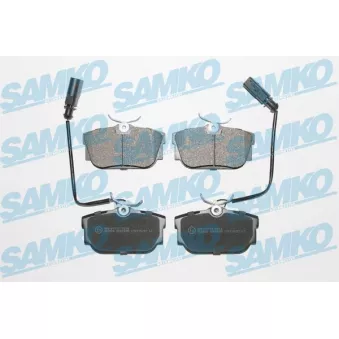 Jeu de 4 plaquettes de frein arrière SAMKO OEM 7M3698451F