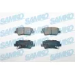Jeu de 4 plaquettes de frein arrière SAMKO [5SP1710]