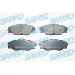 Jeu de 4 plaquettes de frein avant SAMKO [5SP1718]