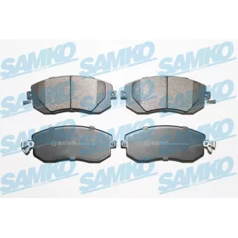 Jeu de 4 plaquettes de frein avant SAMKO OEM 26296SC010