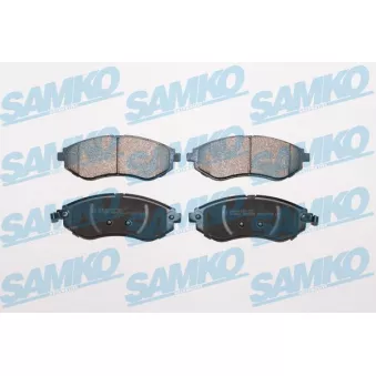 SAMKO 5SP1730 - Jeu de 4 plaquettes de frein avant