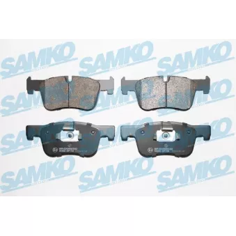 Jeu de 4 plaquettes de frein avant SAMKO OEM 34116850568