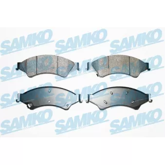 Jeu de 4 plaquettes de frein avant SAMKO OEM 1723538