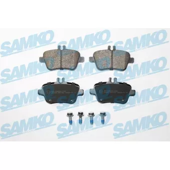 Jeu de 4 plaquettes de frein arrière SAMKO OEM 440605DA0B