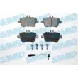 SAMKO 5SP1782A - Jeu de 4 plaquettes de frein arrière