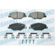 SAMKO 5SP1795K - Jeu de 4 plaquettes de frein avant