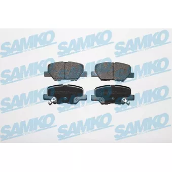 Jeu de 4 plaquettes de frein arrière SAMKO OEM 4605A998