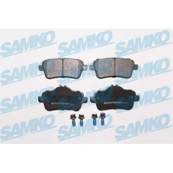 Jeu de 4 plaquettes de frein arrière SAMKO OEM 0074209020