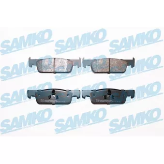 Jeu de 4 plaquettes de frein avant SAMKO [5SP1825]