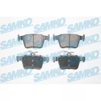 Jeu de 4 plaquettes de frein arrière SAMKO OEM jzw698451aa