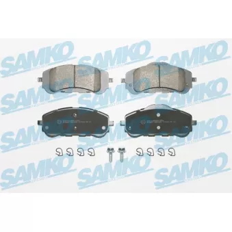 Jeu de 4 plaquettes de frein avant SAMKO OEM 1678168180